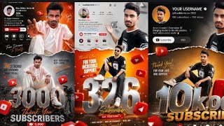 YouTube Trending Social Media Photo Profile Editor YouTube Al ChatGPT YouTube Milestone Poster Photo