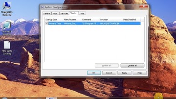 System Configuration via msconfig