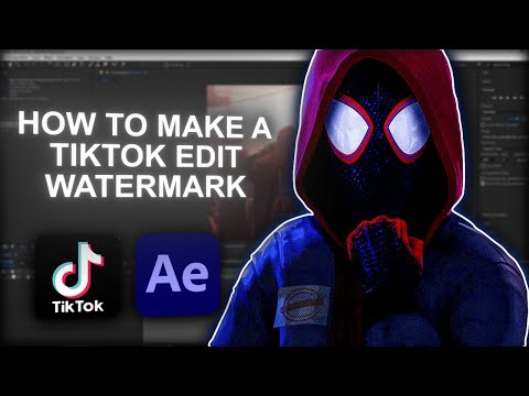 HOW TO: Make A TikTok Edit Watermark | After Effect's Tutorial