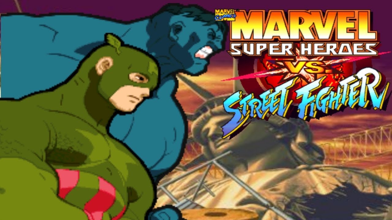 Marvel Super Heroes Vs Street Fighter - Hulk & Captain America