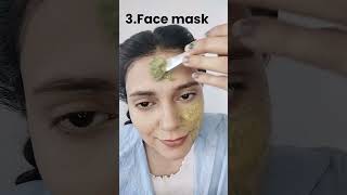 Teenage Pimples Solution 💚 | Neem Haldi Skincare Routine at Home | Clear Skin Naturally ✨ #shorts