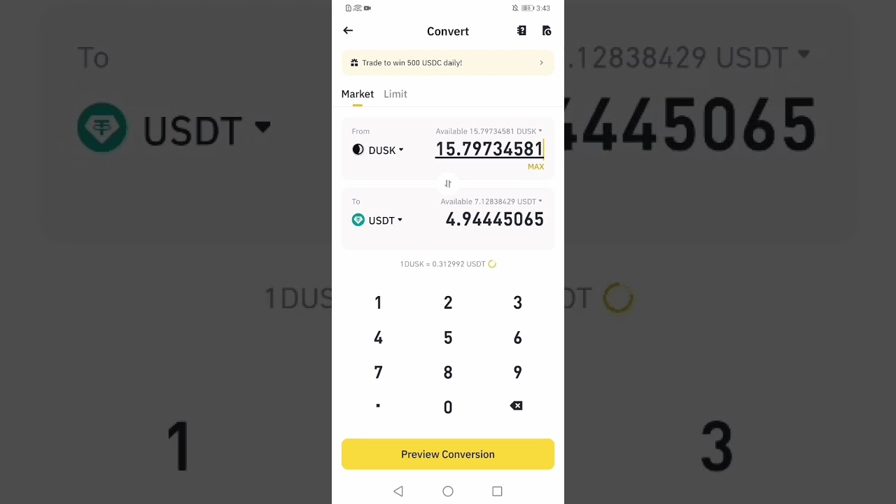 🔥How to convert one coin to other in Binance 