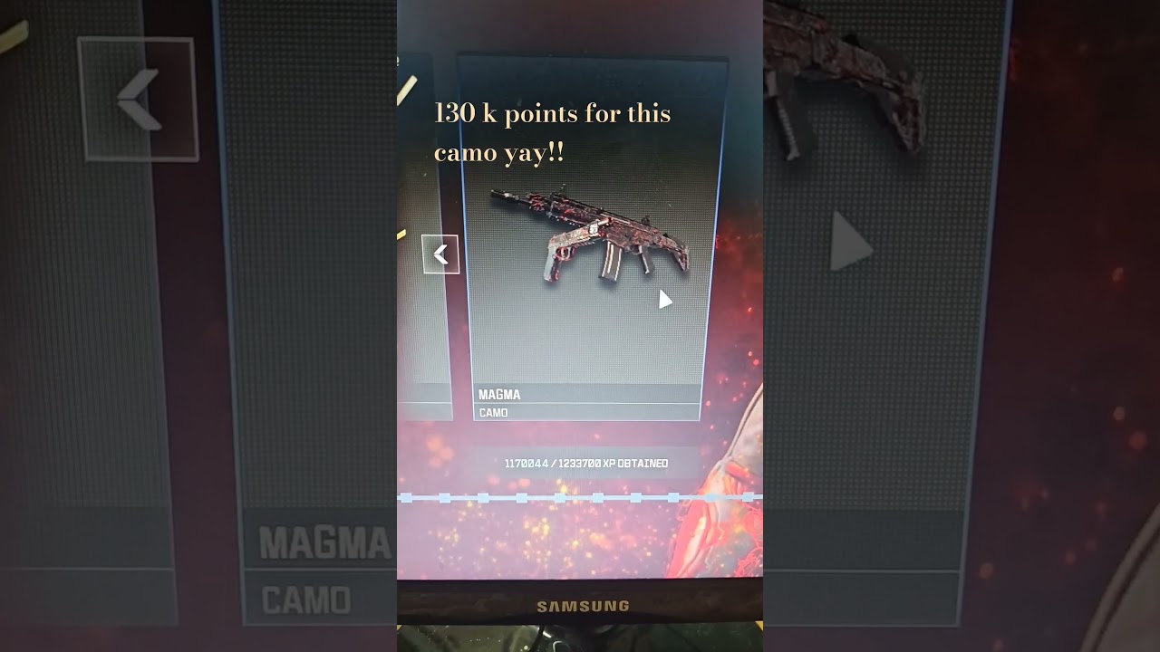 warzone Magma camo !! almost there