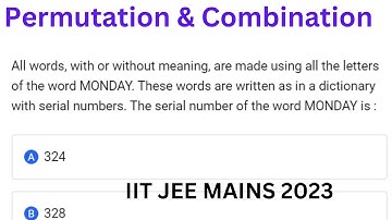 All words, with or without meaning, are made using all the letters of the word MONDAY. These words