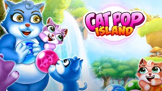 Bubble Shooter: Cat Pop Island Game Gameplay Android screenshot 2