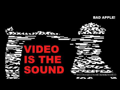 Bad Apple! but it's Bytebeat