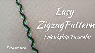 DIY Easy Zigzag pattern Friendship Bracelet.How to Make pattern bracelet.Gulnar. HandMade Bracelet.