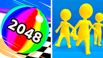 Ball Run 2048 vs Join Clash 3D✅💚✅Walkthrough Max Gameplay GH3653
