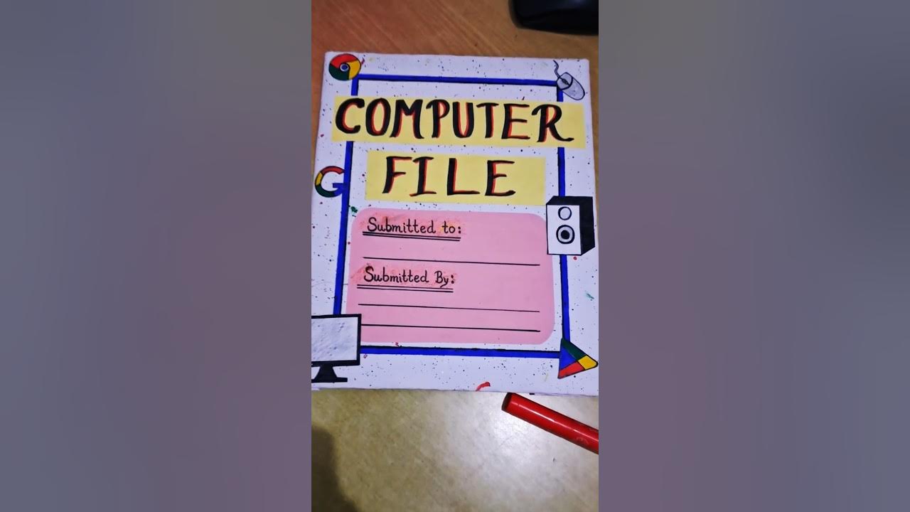 Computer Project/Project File/ Computer Project Front Page file - YouTube