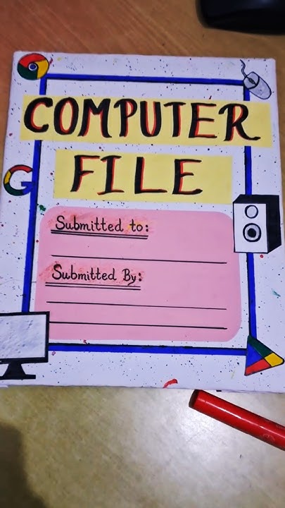 Computer Project/Project File/ Computer Project Front Page file - YouTube
