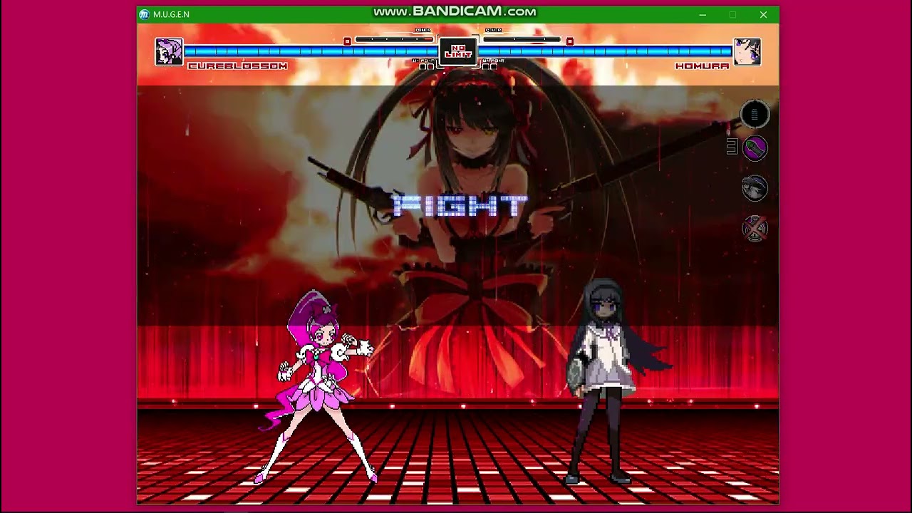 MUGEN REQUEST:Cure Blossom vs Homura Akemi|MUGEN ALL STARS 1.1B🎈