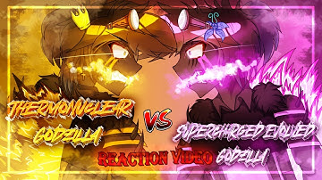 || Kaijus react to Supercharged Evolved Godzilla VS Thermonuclear Godzilla || By @slick4785 ||