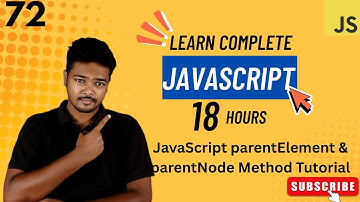 JavaScript parentElement & parentNode Method Tutorial