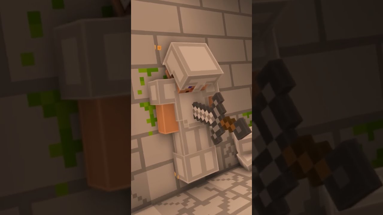 Minecraft But Herobrine Guards The End Portal Shorts