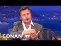 When Liam Neeson Forged Ray Fiennes' Autograph | CONAN on TBS