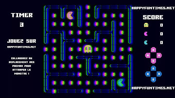Collaborative Pacman PROBLEM By Gloubii  PAC MAN CLONE MICROSOFT WINDOWS PC COMPATIBLE UNITY ITCH IO