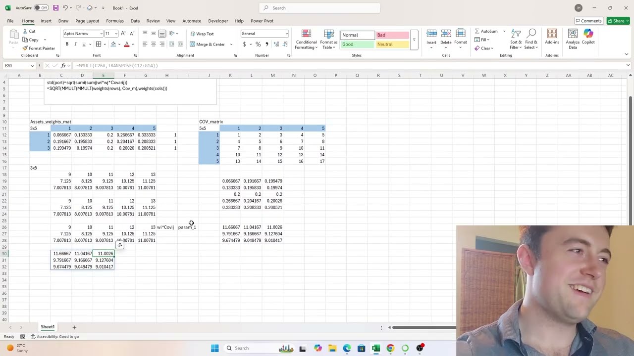 Portfolio Standard Deviation