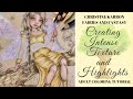 Creating INTENSE TEXTURE and HIGHLIGHTS - Let's Color a Tree | Christine Karron Fairies and Fantasy