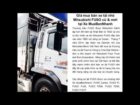 Giá mua bán xe tải nhỏ Mitsubishi FUSO cũ & mới tại Xe MuaBanNhanh