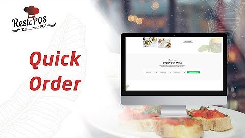 Restaurant POS System Demo | Placing a Quick Order in RestoPOS |