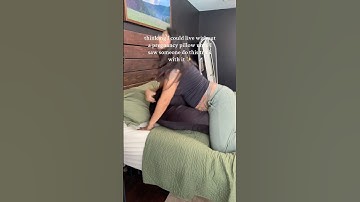 GAME CHANGER 🤯 #pregnancy #pregnancypillow #pregnancyhacks