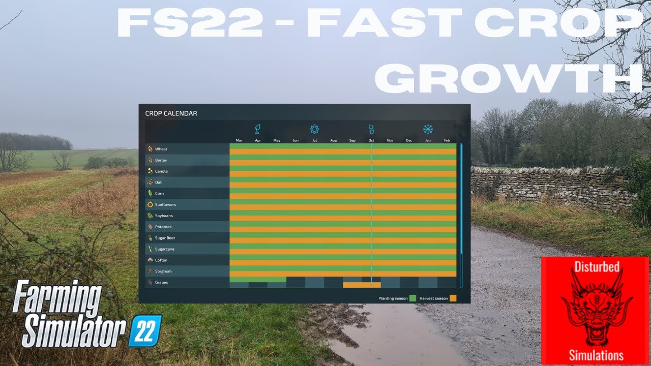 FS22 - Fast crop growth - YouTube
