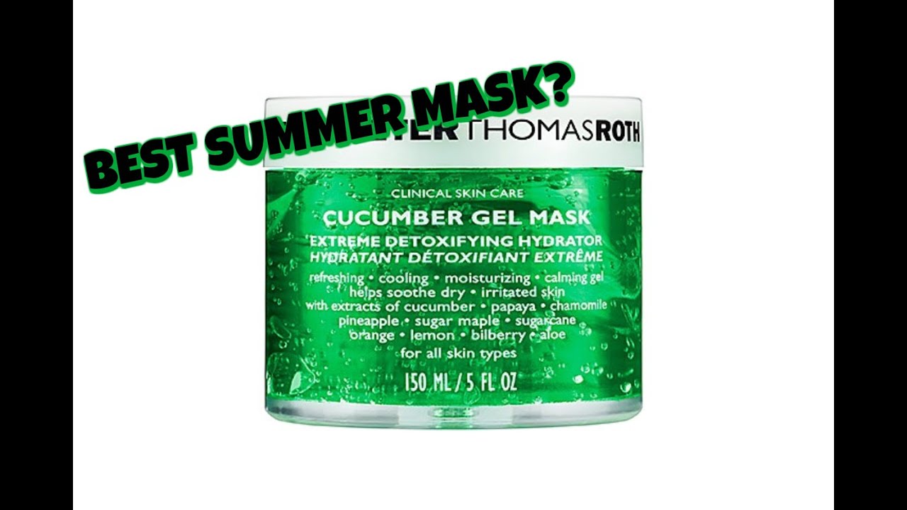 NO MAKEUP MONDAY~PETER THOMAS ROTH CUCUMBER GEL MASK