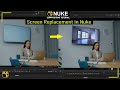 Screen replacement in nuke  nuke tv screen replacement tutorial