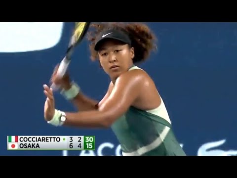 NAOMI OSAKA 大坂なおみ FOREHAND LITERALLY LEAVES THE CROWD IN AWE MIAMI OPEN R1 MARCH 20, 2024