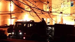 Breaking News :5 Alarm Fire Destroys New Drum Hill Adult Home In Peekskill NY Route 202/Crompound Rd