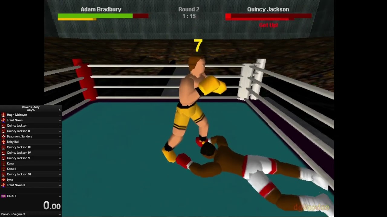 MDickie Boxer's Story - Story Mode Any% Speedrun in 59:56 (RE-TIMED)