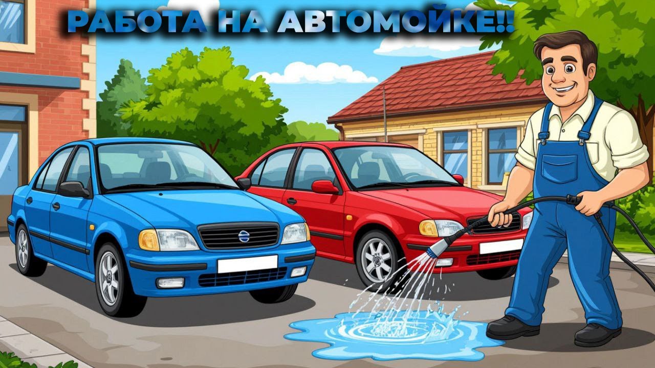 КАК Я РАБОТАЛ НА АВТОМОЙКЕ!!!