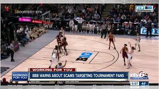 BBB warns about scams targeting tournament fans