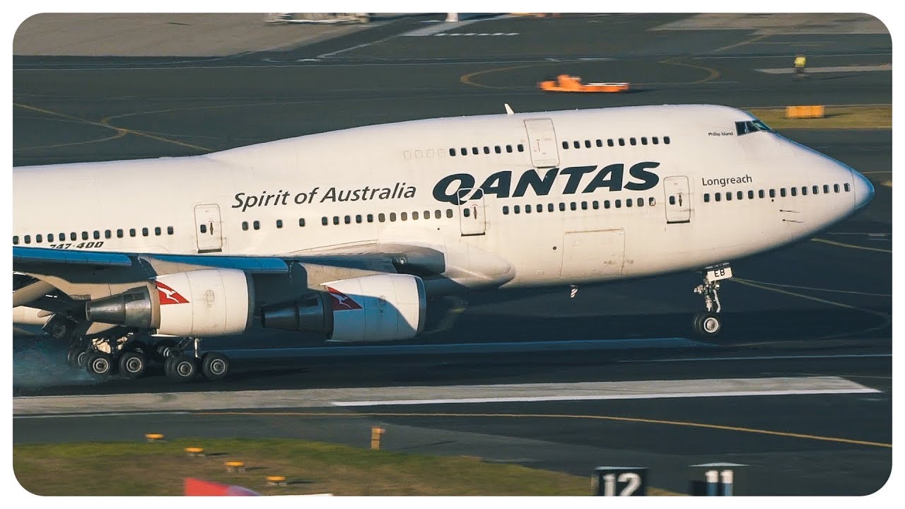 10x AWESOME Boeing 747 Takeoffs & Landings at Sydney Airport