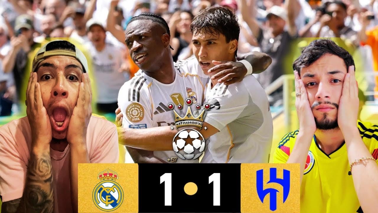 HINCHAS DEL REAL MADRID REACCIONANDO AL REAL MADRID vs Al Hilal (1-1)| Mundial de Clubes FIFA 2025