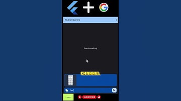 Flutter App with Google  Gemini.  #ailearning #shorts #flutter