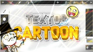 Como hacer Textos Cartoon en PS TOUCH Android Gratis!!!! 2020  ➡ TOXIC DROID