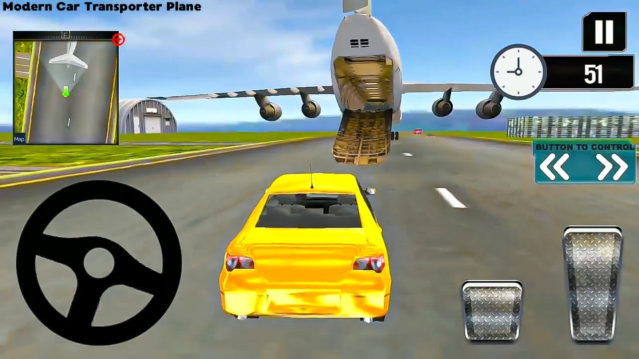 Modern Car Transporter Plane #1 - Android Gameplay