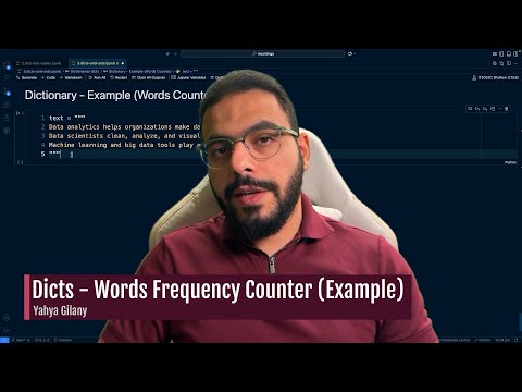 Python Dicts - Words Frequency Counter (Example)