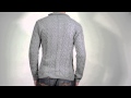 MAJESTIC CLOSET ORIGINAL（マジェスティッククローゼット オリジナル） 杢ケーブルニットジャケット GRAY着用イメージ