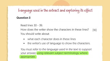 Eduqas English Language Component 1, Question 3 Tips for Success 2