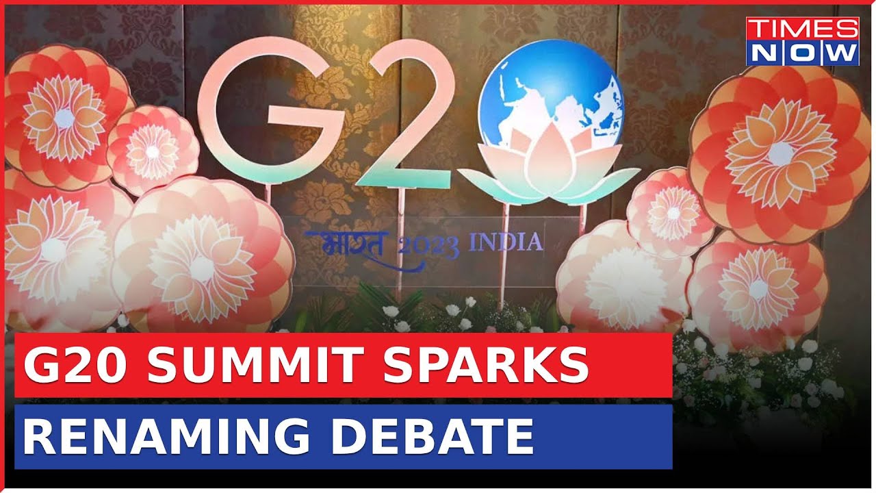 G20 Summit Sparks Debate Of Renaming 'India' to 'Bharat' | Is A Name Change Coming? | Latest News