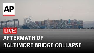 Baltimore bridge collapse LIVE: Aftermath of ship collision