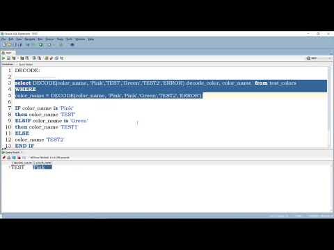 Oracle DECODE and