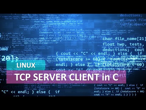 TCP SERVER CLIENT LINUX Network Programming in C Complete Code Function Explanation