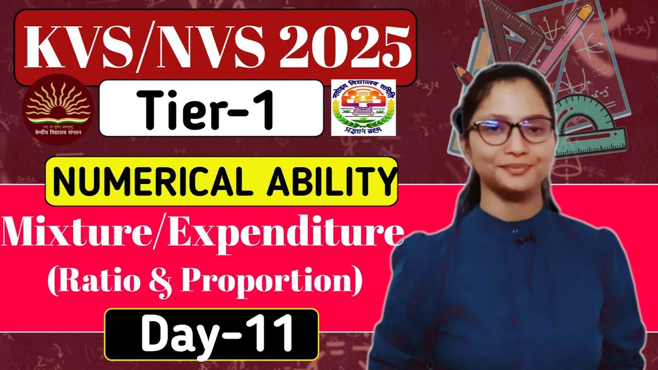 Подготовка к экзамену по математике KVS-NVS Tier-1 2025 | Числовые способности KVS-NVS Tier-1: От...