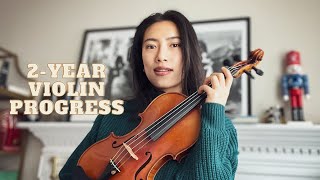 2-year violin progress as an adult beginner