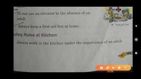 Science class-4 lesson-8 (Keeping Safe)