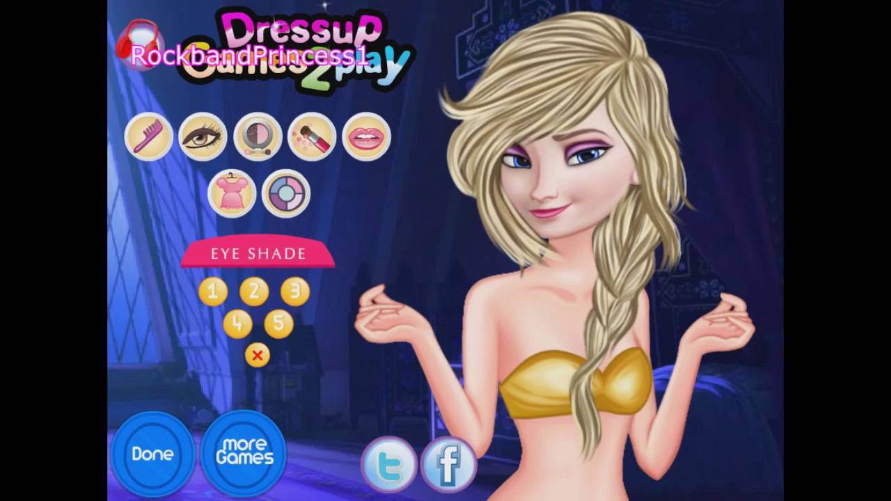 Free Frozen Dress Up Games