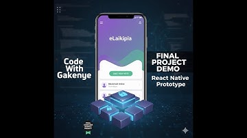 eLaikipia Vote Final Project DEMO: Blockchain Online Voting System Prototype (React Native)